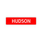 Hudson Street Sign Children Name Room Plate