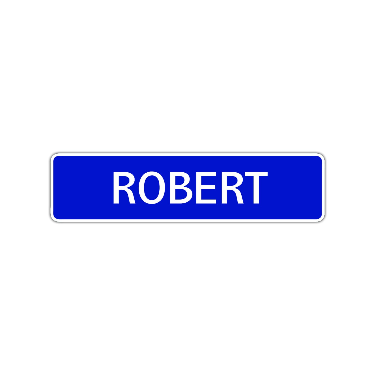 Robert Street Sign Children Name Room Plate