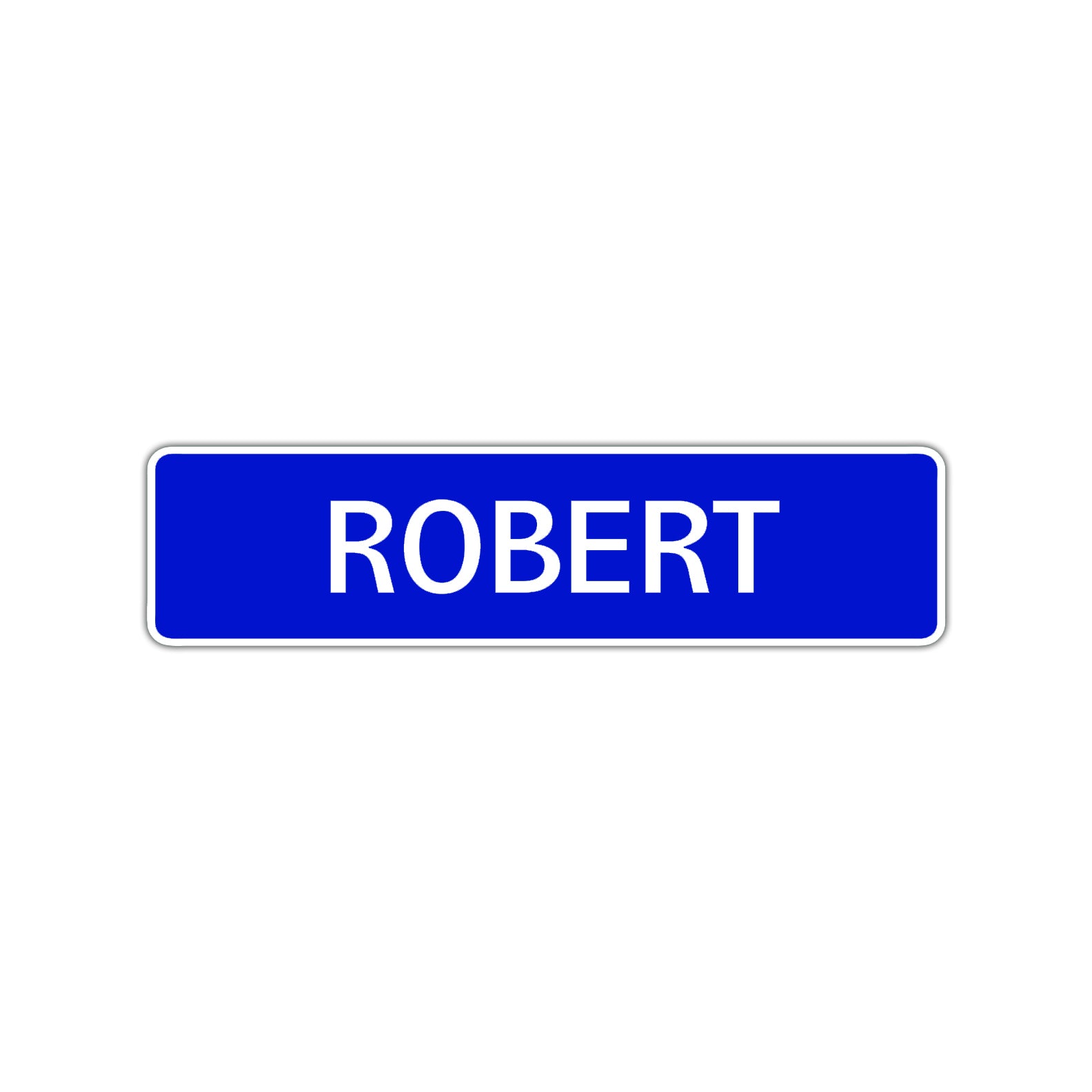 Robert Street Sign Children Name Room Plate