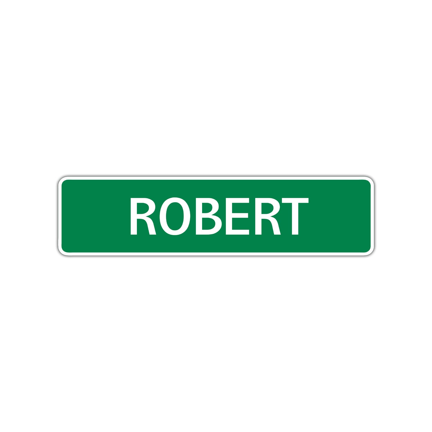 Robert Street Sign Children Name Room Plate