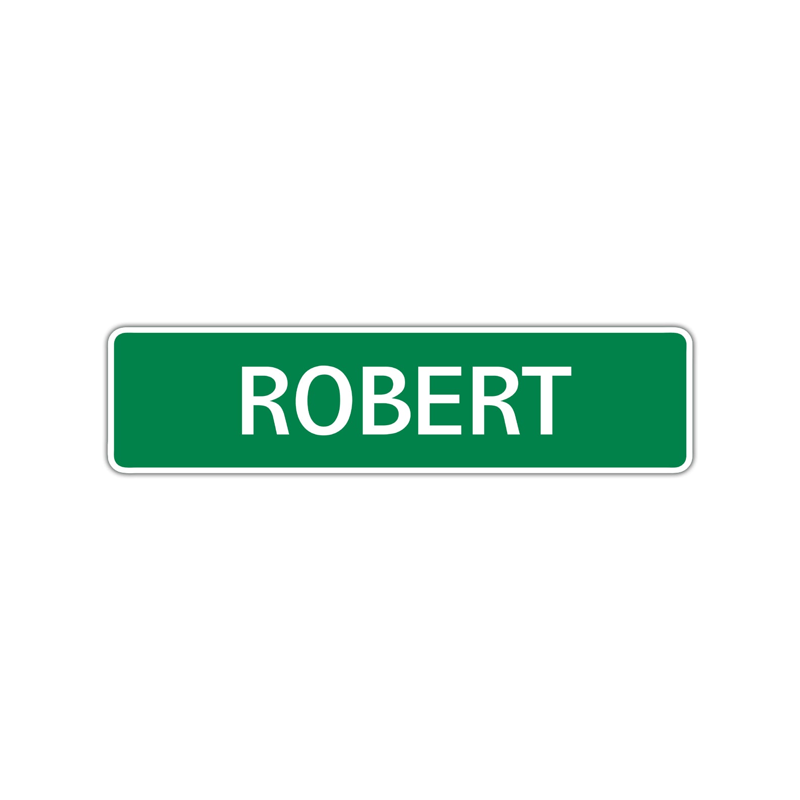 Robert Street Sign Children Name Room Plate