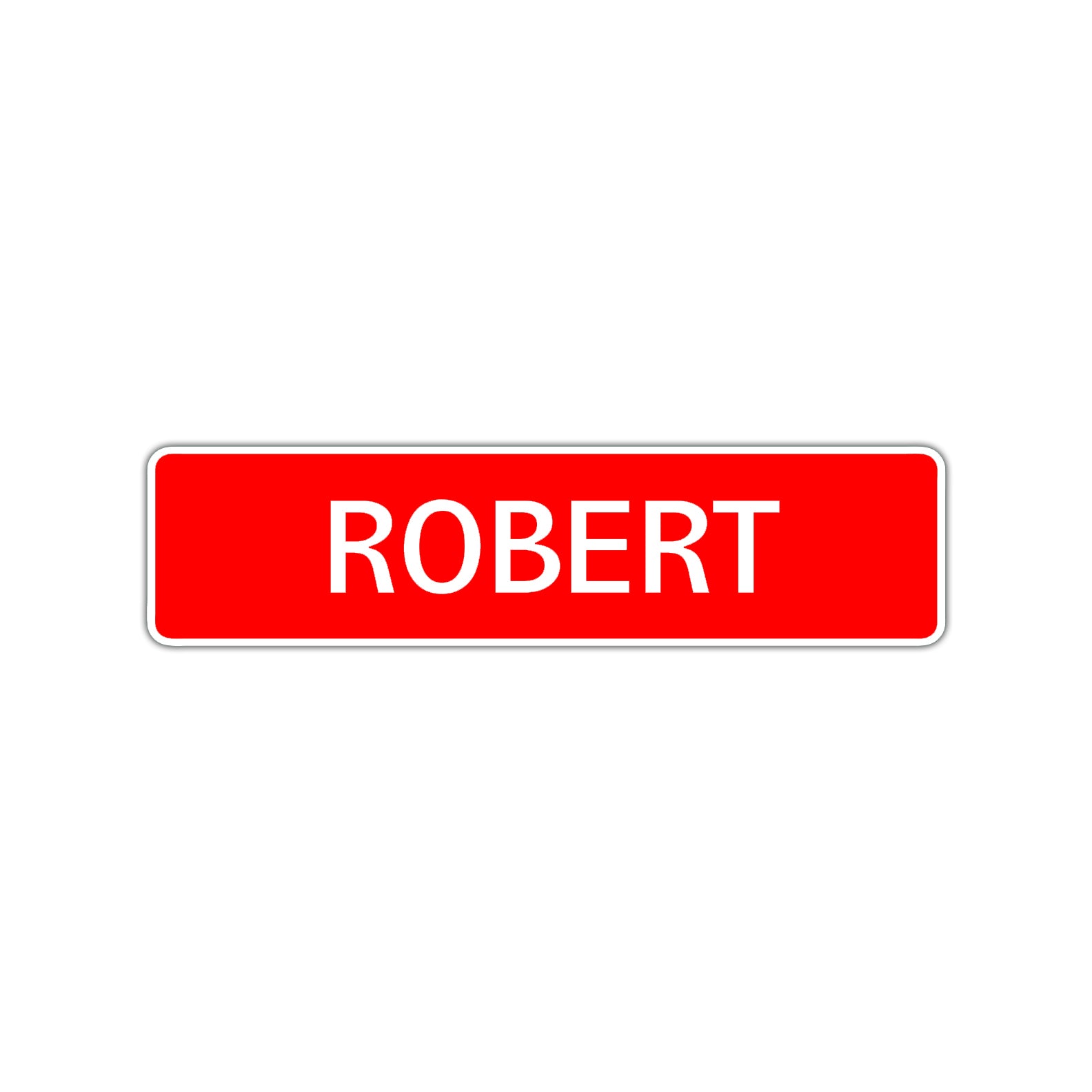 Robert Street Sign Children Name Room Plate