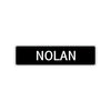 Nolan Street Sign Children Name Room Plate