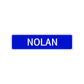 Nolan Street Sign Children Name Room Plate