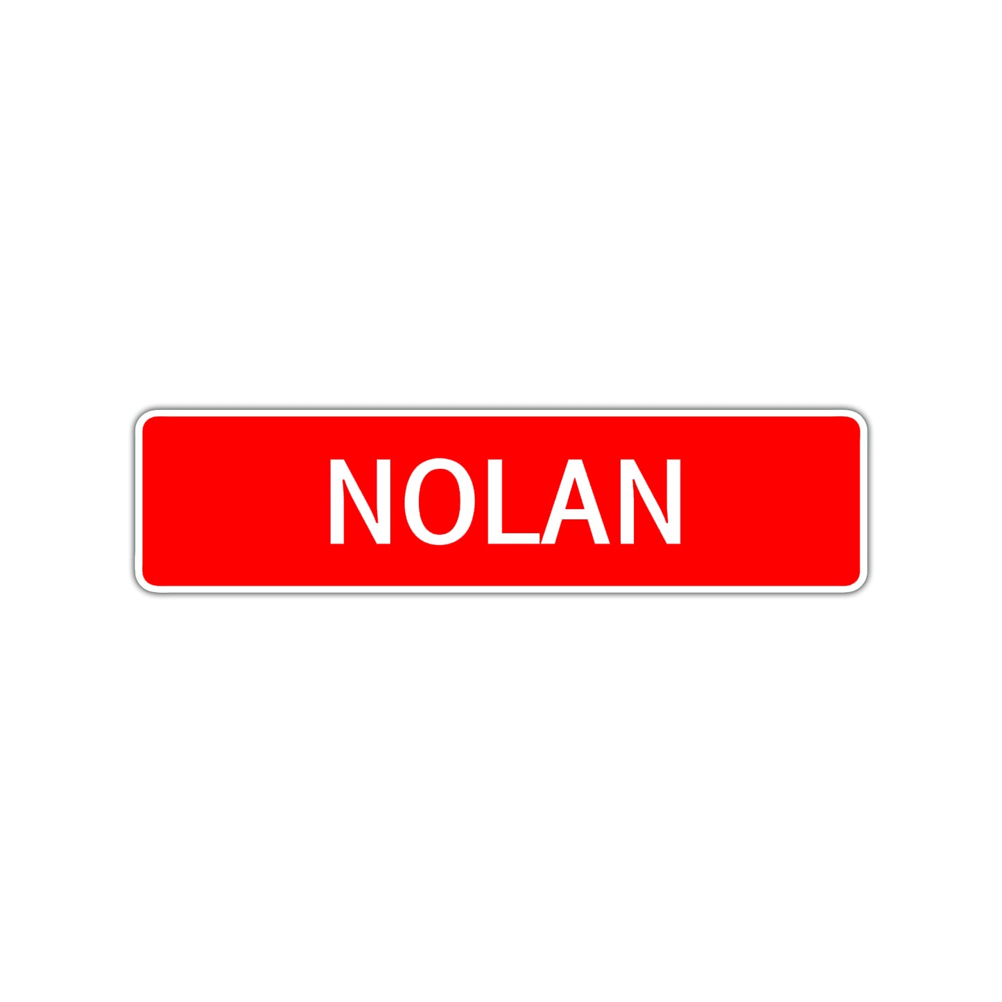 Nolan Street Sign Children Name Room Plate
