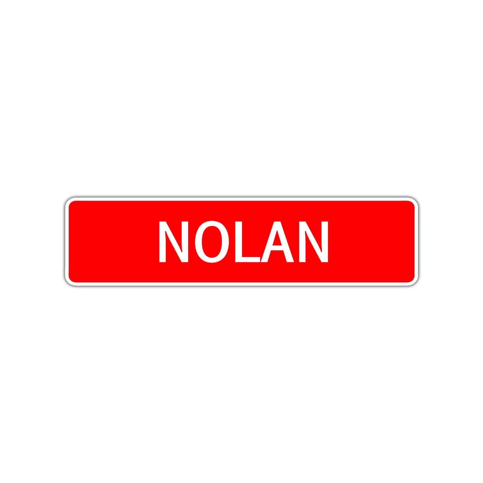 Nolan Street Sign Children Name Room Plate