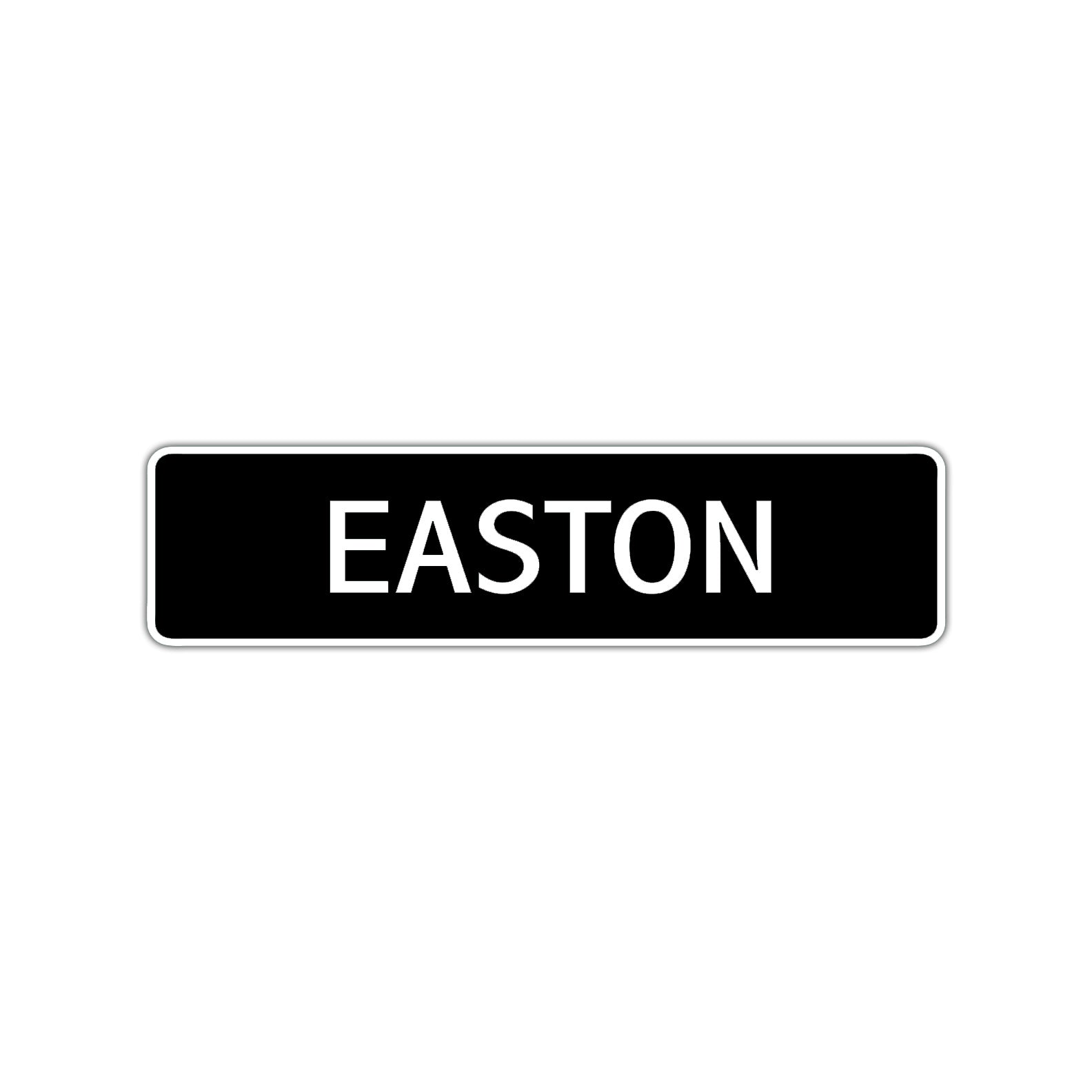 Easton Street Sign Children Name Room Plate