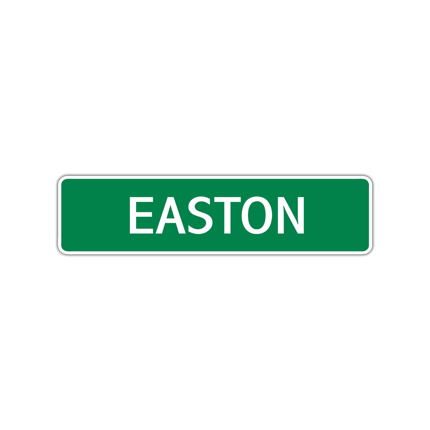 Easton Street Sign Children Name Room Plate