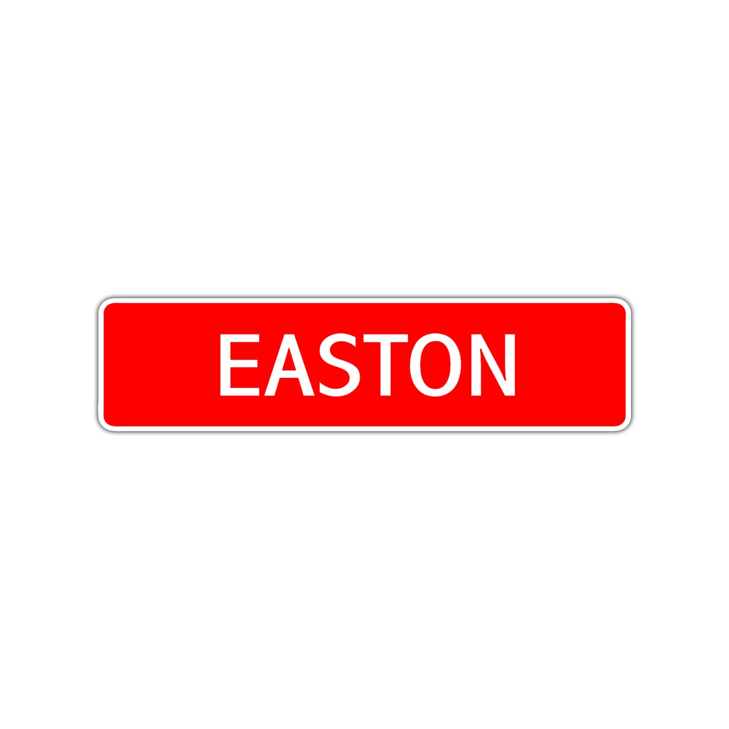 Easton Street Sign Children Name Room Plate