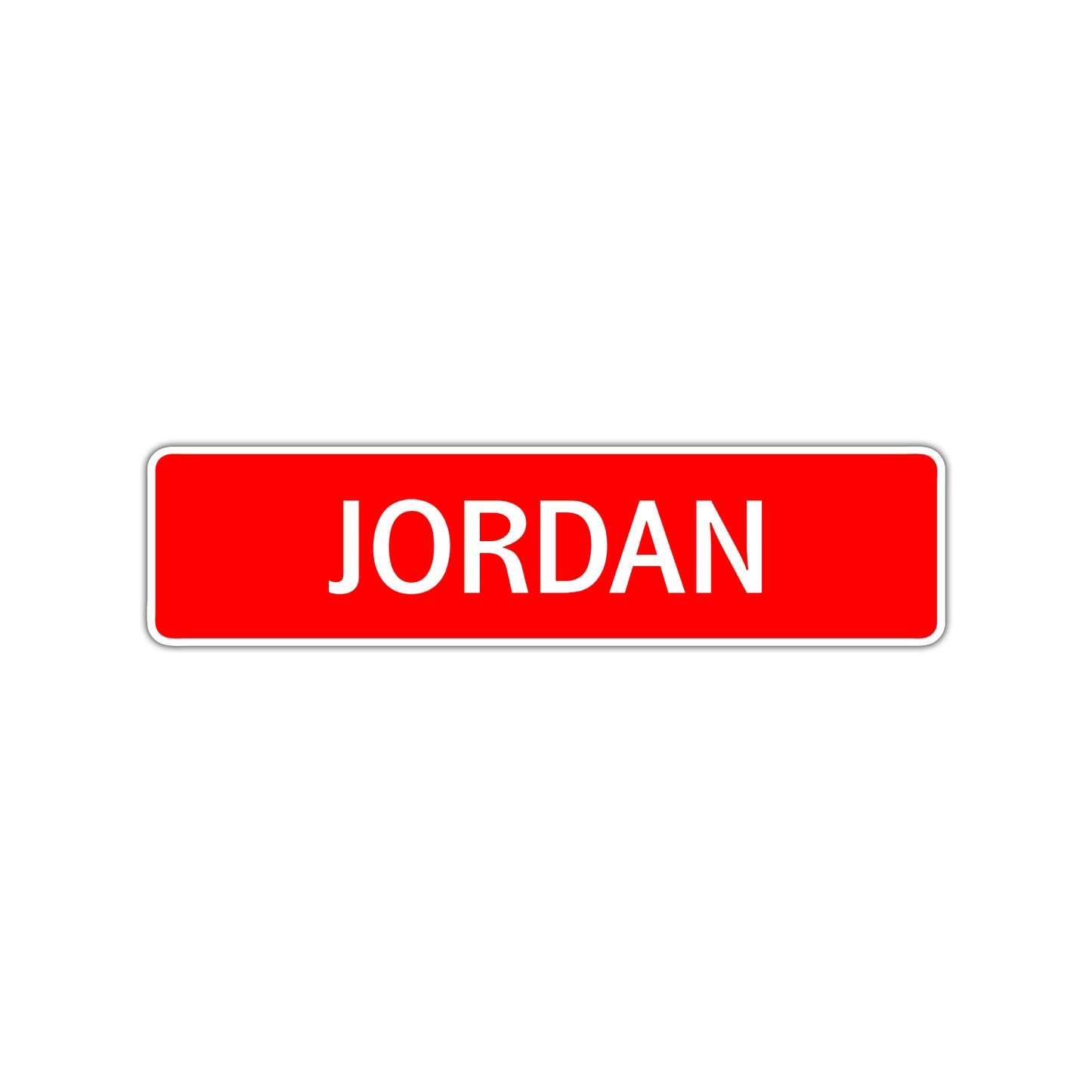 Jordan Street Sign Children Name Room Plate