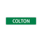 Colton Street Sign Children Name Room Plate