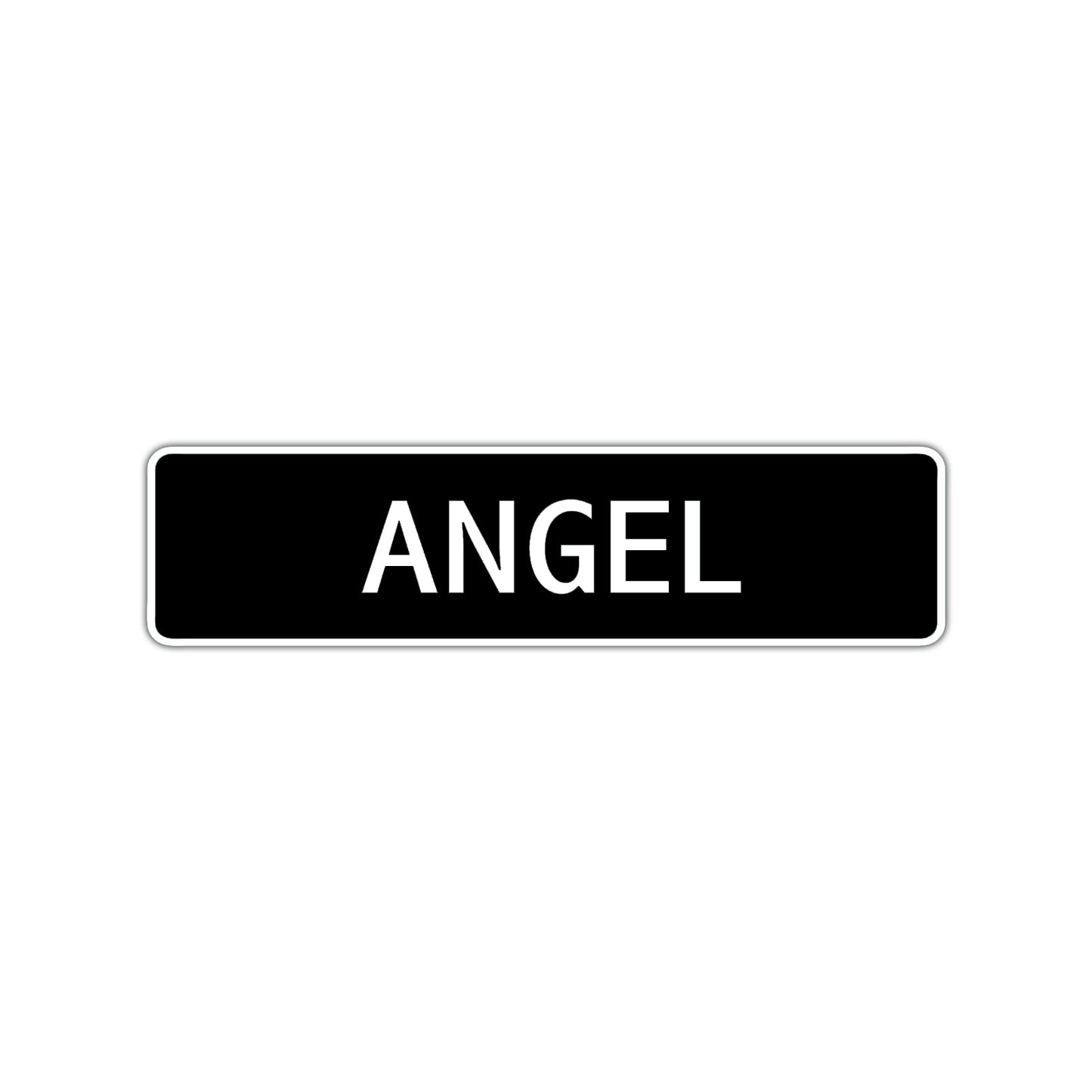 Angel Street Sign Children Name Room Plate