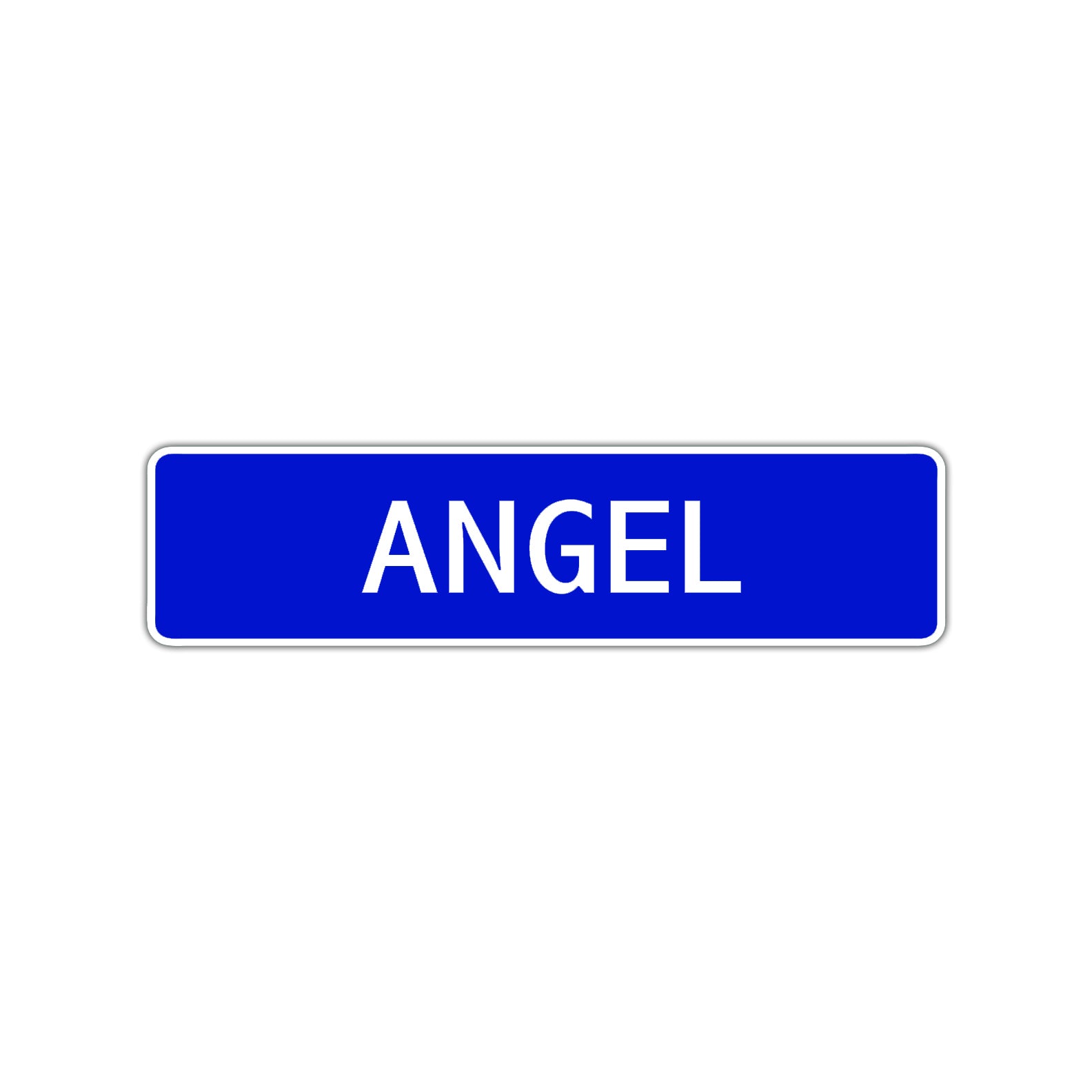 Angel Street Sign Children Name Room Plate
