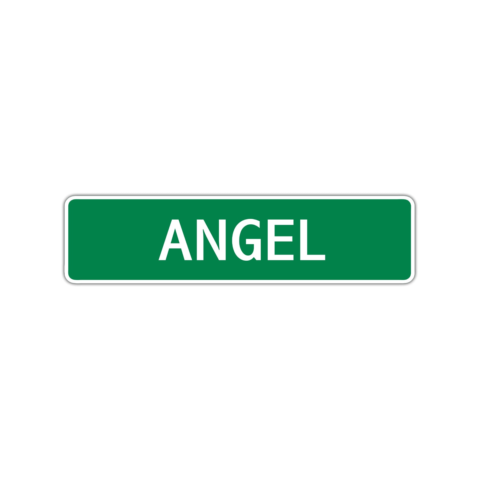 Angel Street Sign Children Name Room Plate