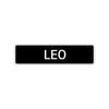 Leo Street Sign Children Name Room Plate