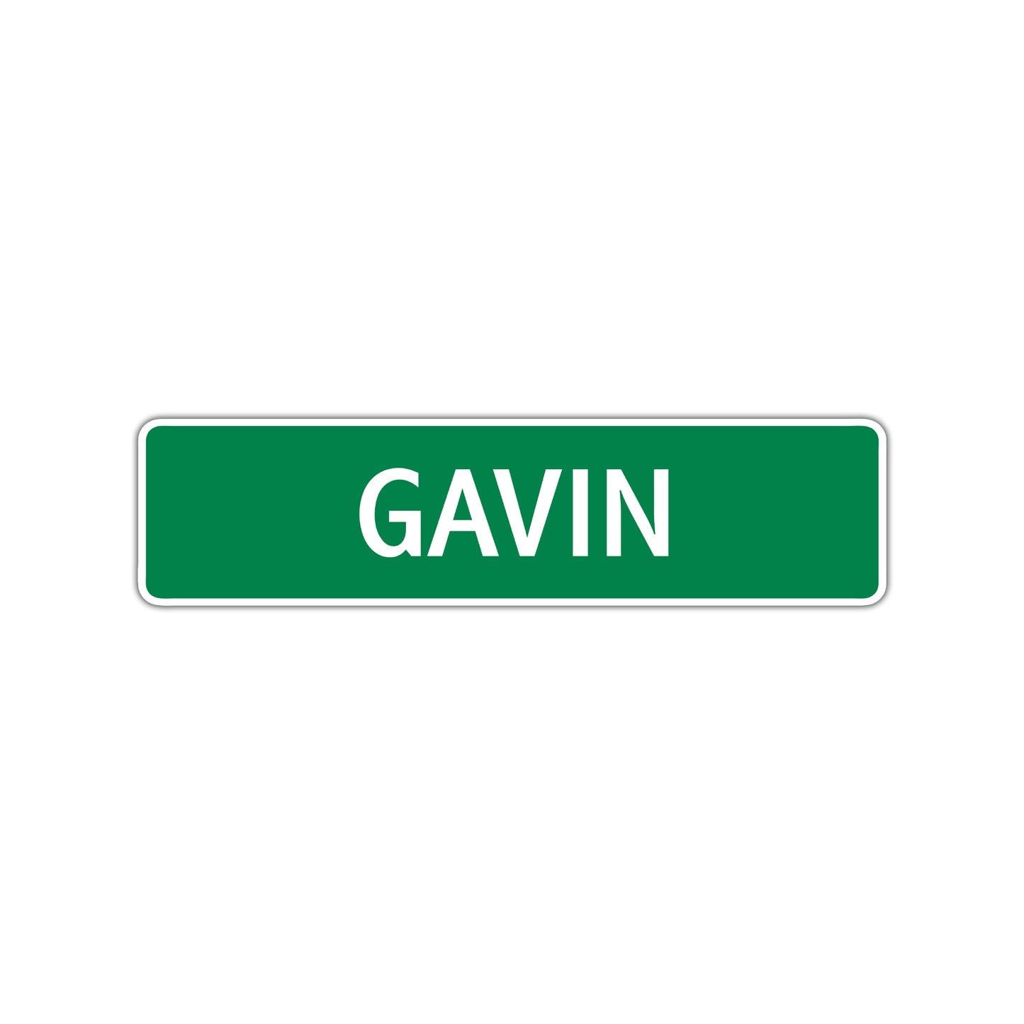 Gavin Street Sign Children Name Room Plate