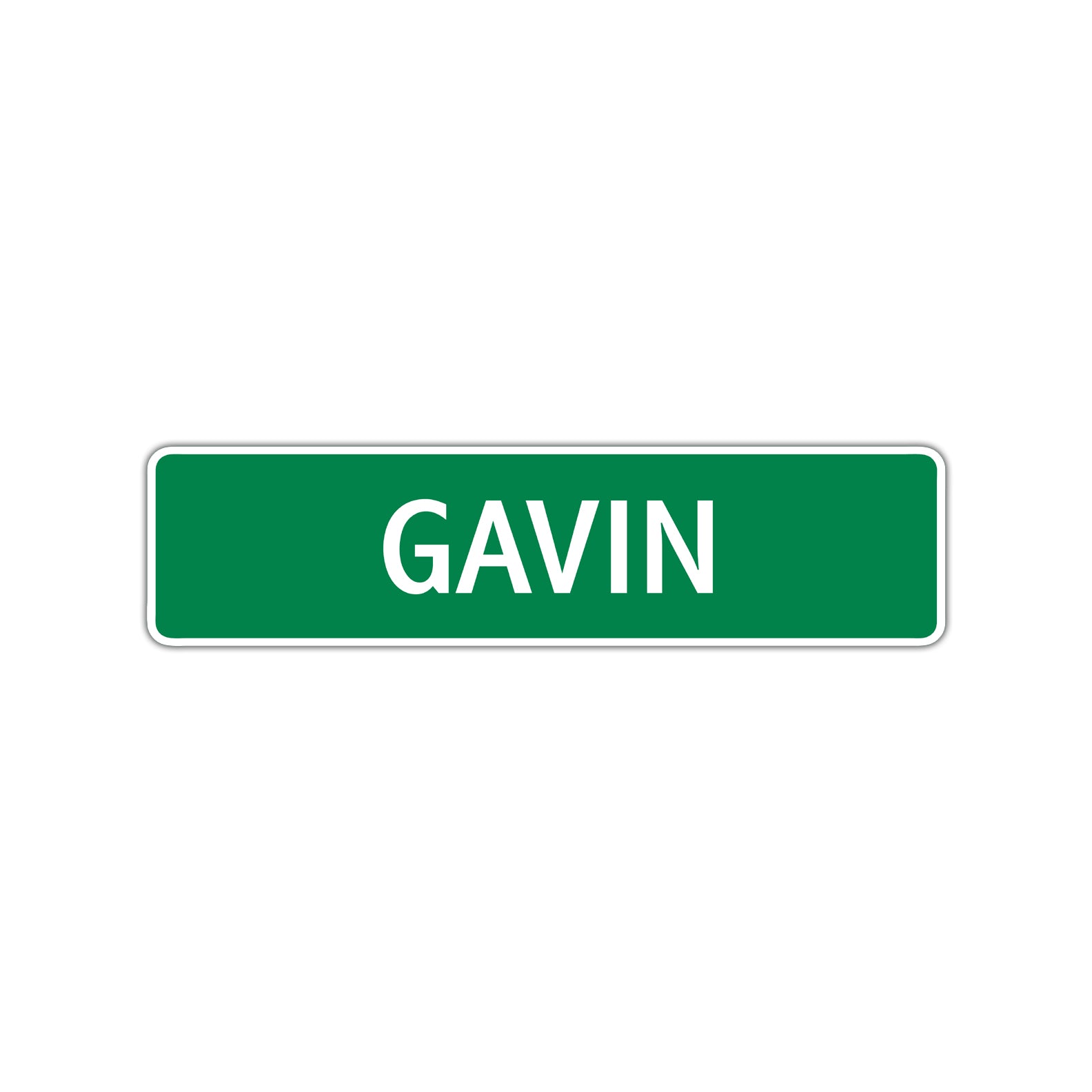 Gavin Street Sign Children Name Room Plate