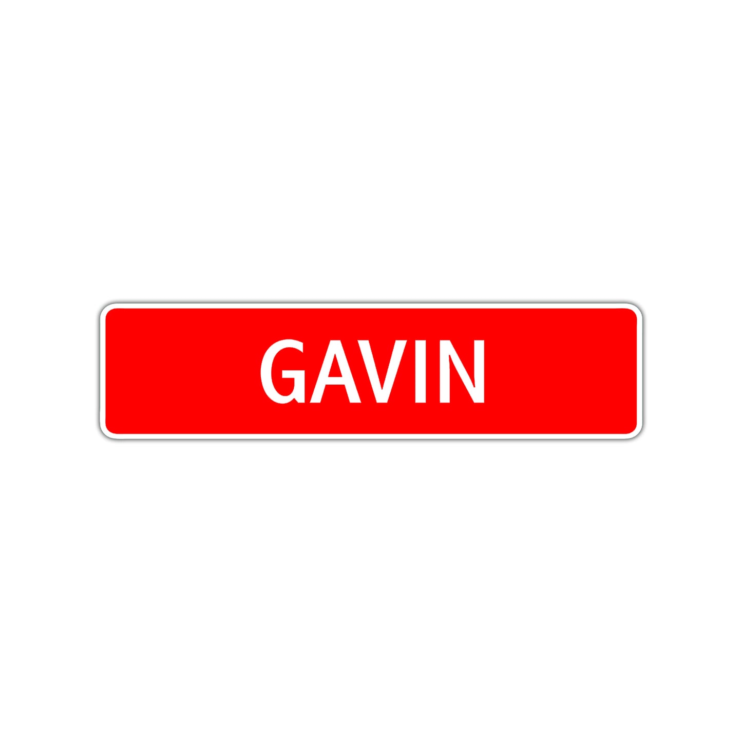 Gavin Street Sign Children Name Room Plate