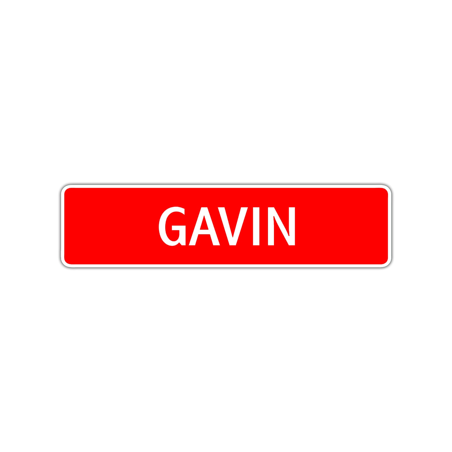 Gavin Street Sign Children Name Room Plate