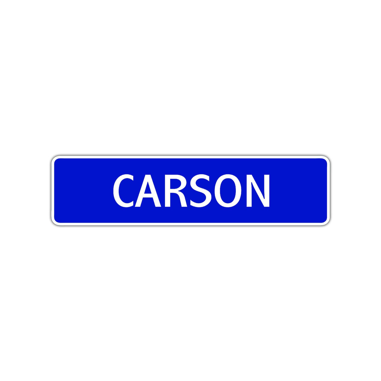 Carson Street Sign Children Name Room Plate