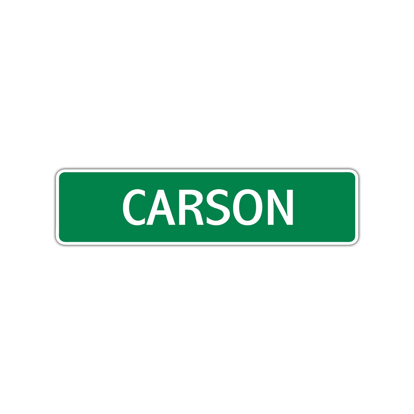 Carson Street Sign Children Name Room Plate