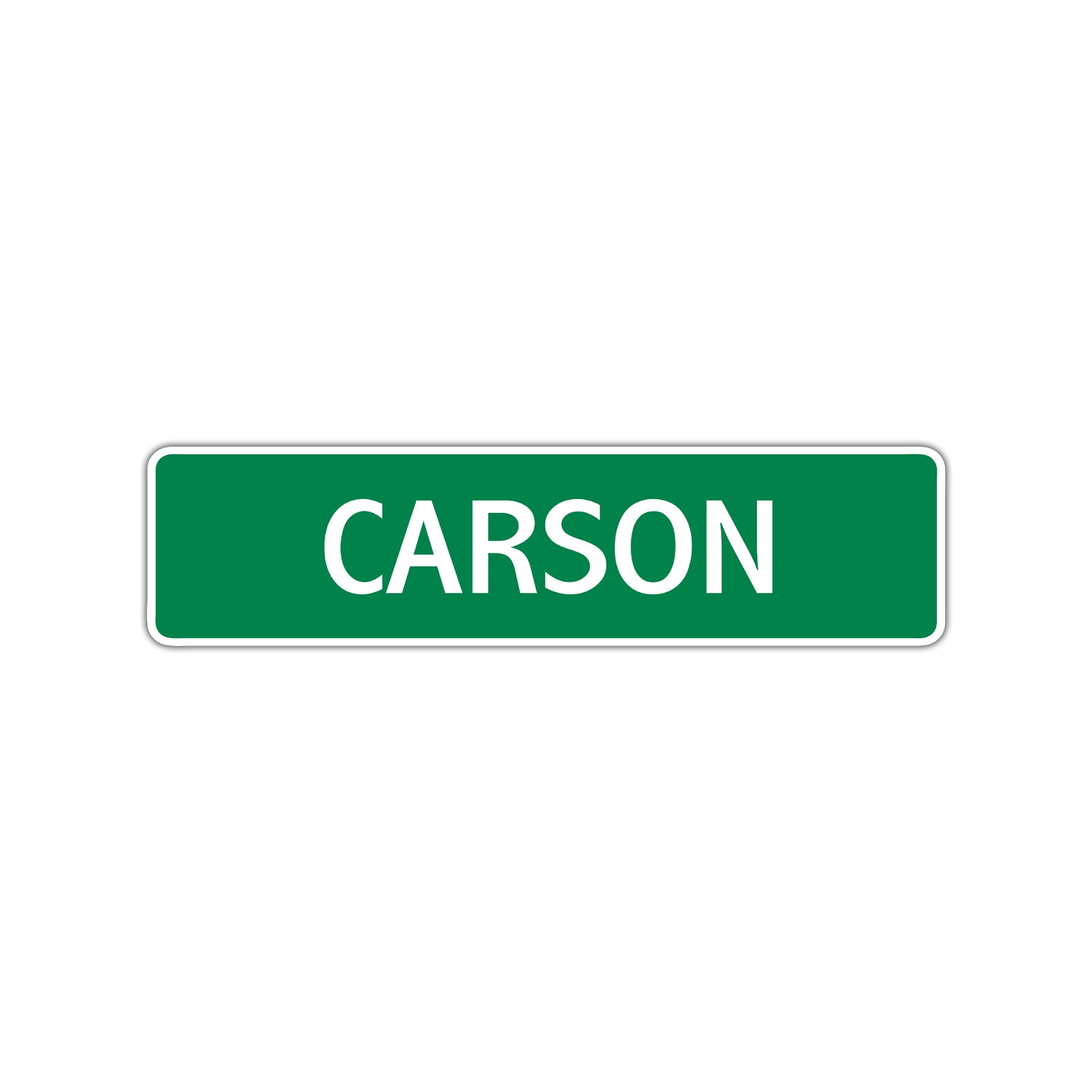 Carson Street Sign Children Name Room Plate