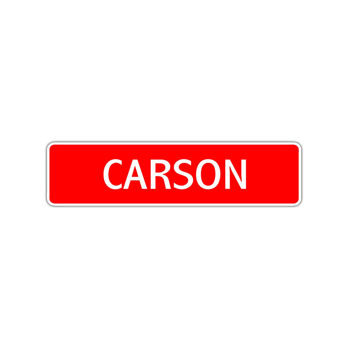 Carson Street Sign Children Name Room Plate