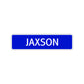 Jaxson Street Sign Children Name Room Plate
