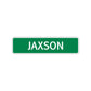 Jaxson Street Sign Children Name Room Plate