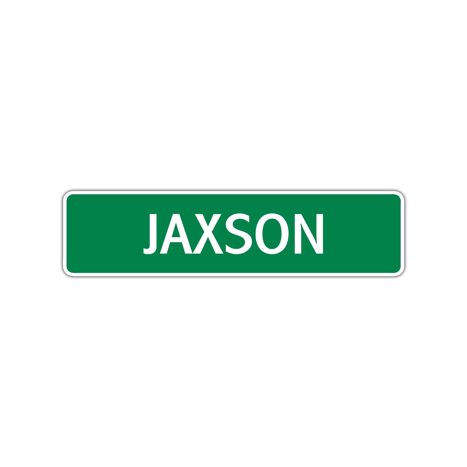 Jaxson Street Sign Children Name Room Plate