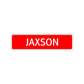Jaxson Street Sign Children Name Room Plate