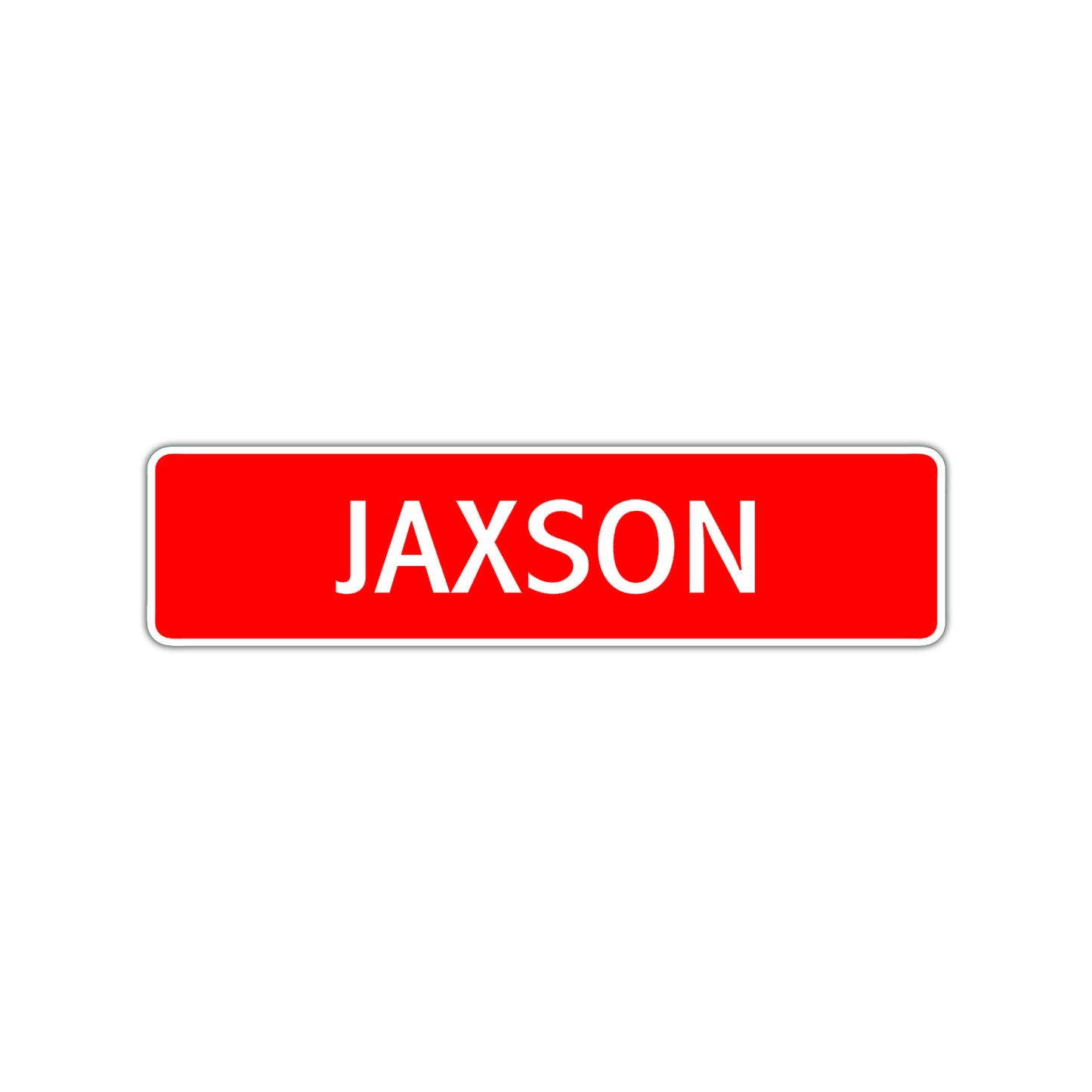 Jaxson Street Sign Children Name Room Plate