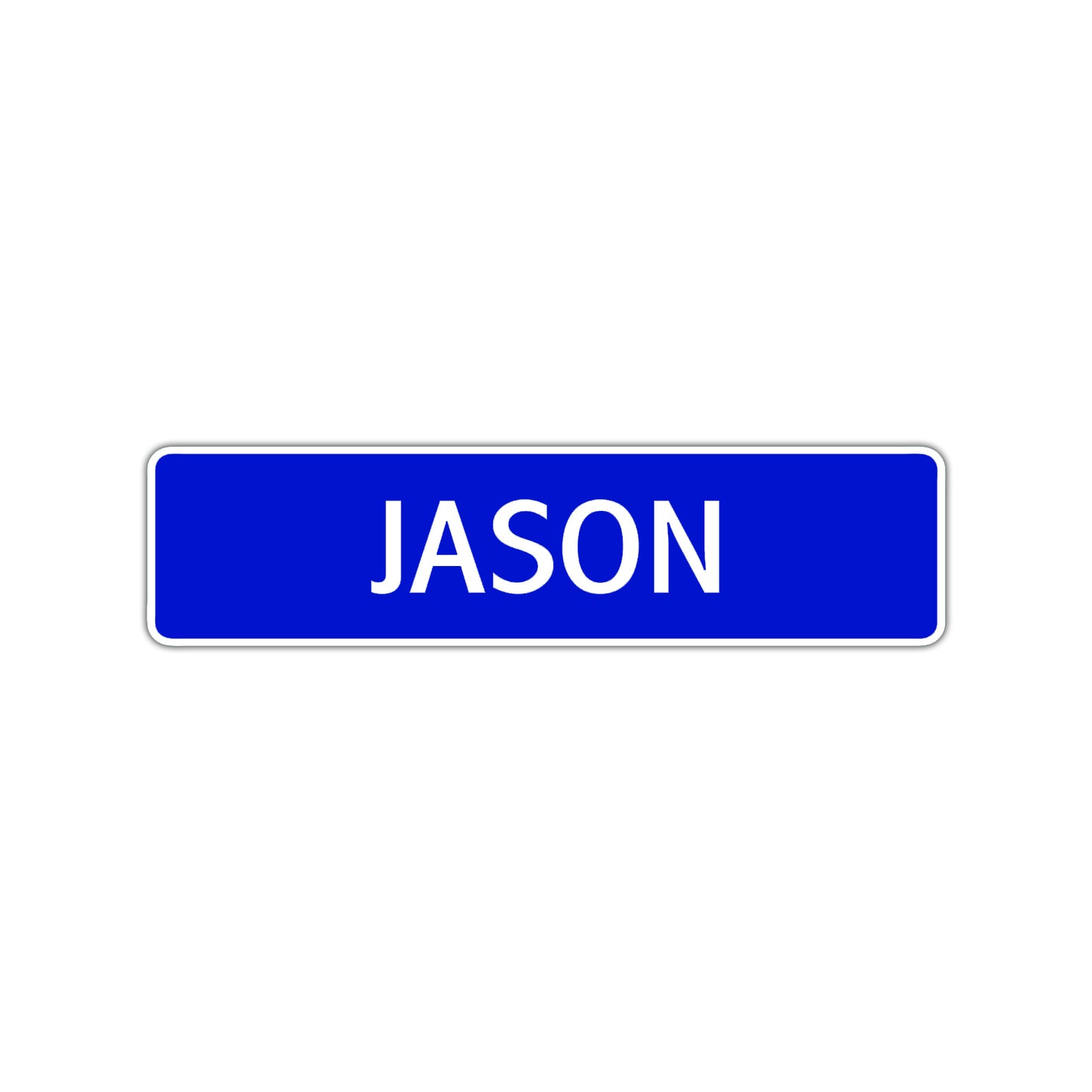 Jason Street Sign Children Name Room Plate