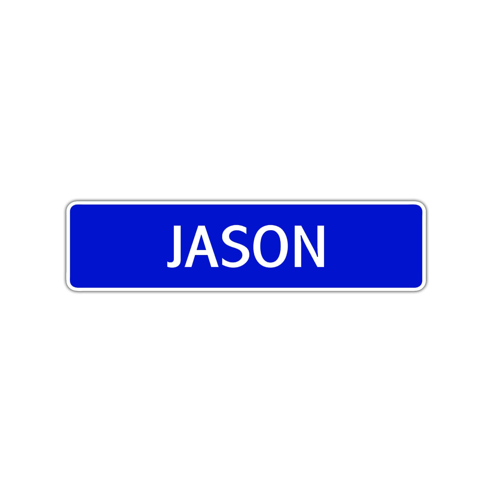 Jason Street Sign Children Name Room Plate