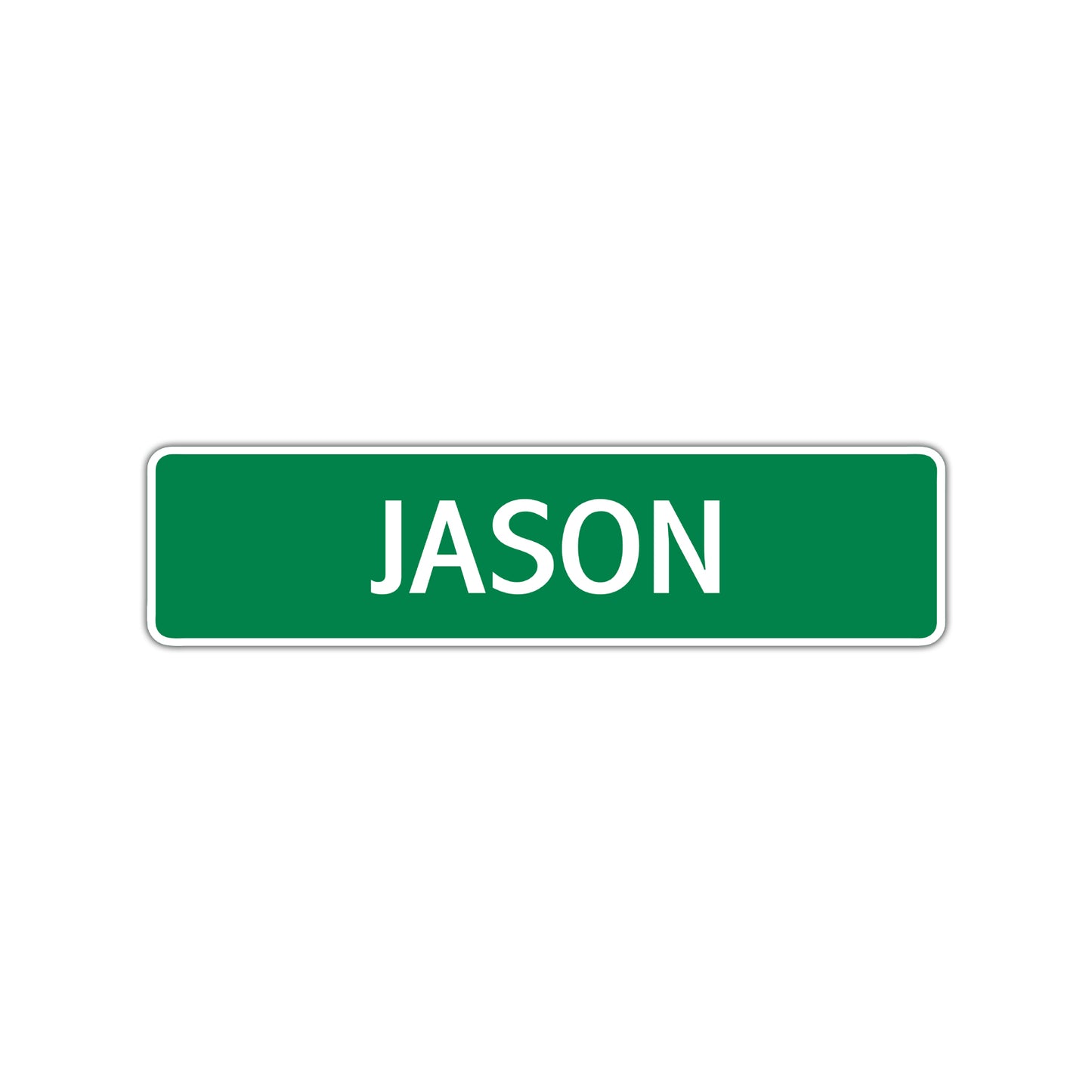 Jason Street Sign Children Name Room Plate