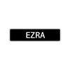 Ezra Street Sign Children Name Room Plate