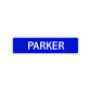Parker Street Sign Children Name Room Plate