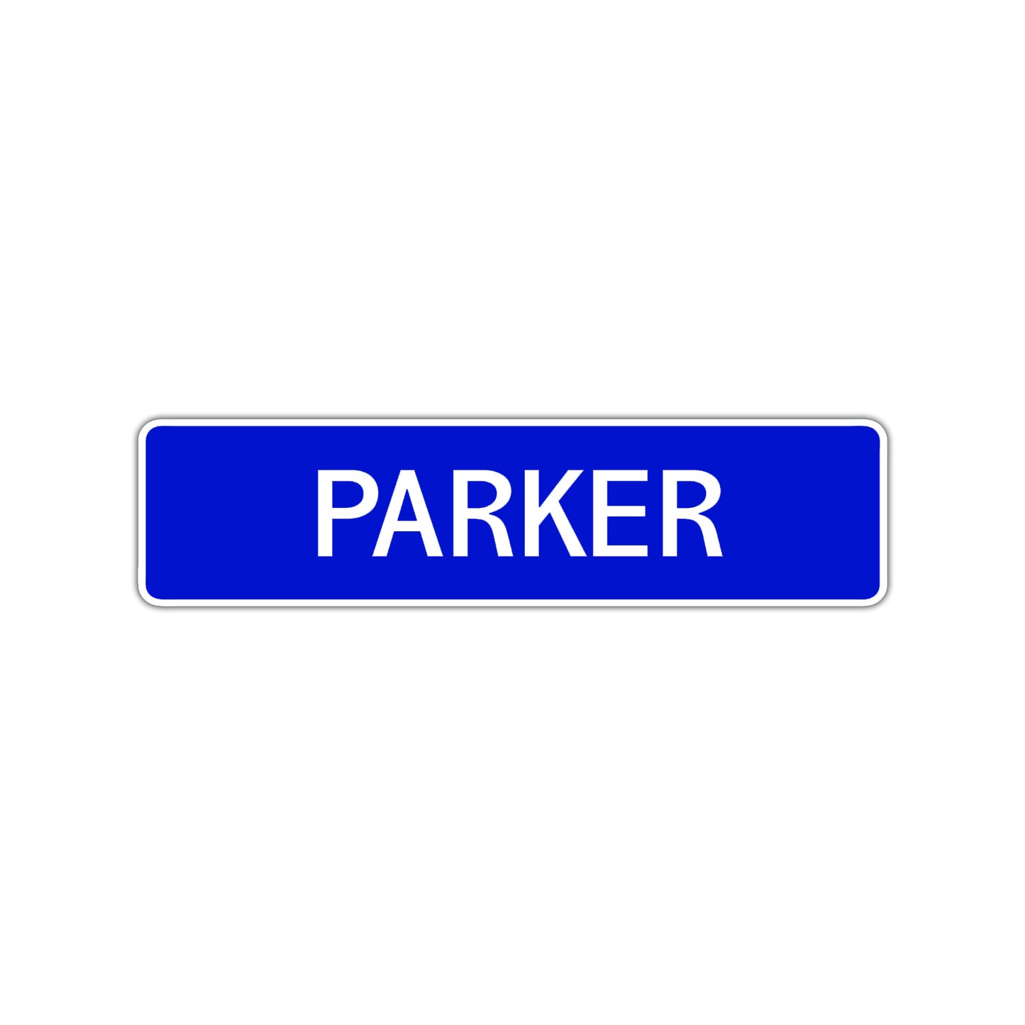 Parker Street Sign Children Name Room Plate