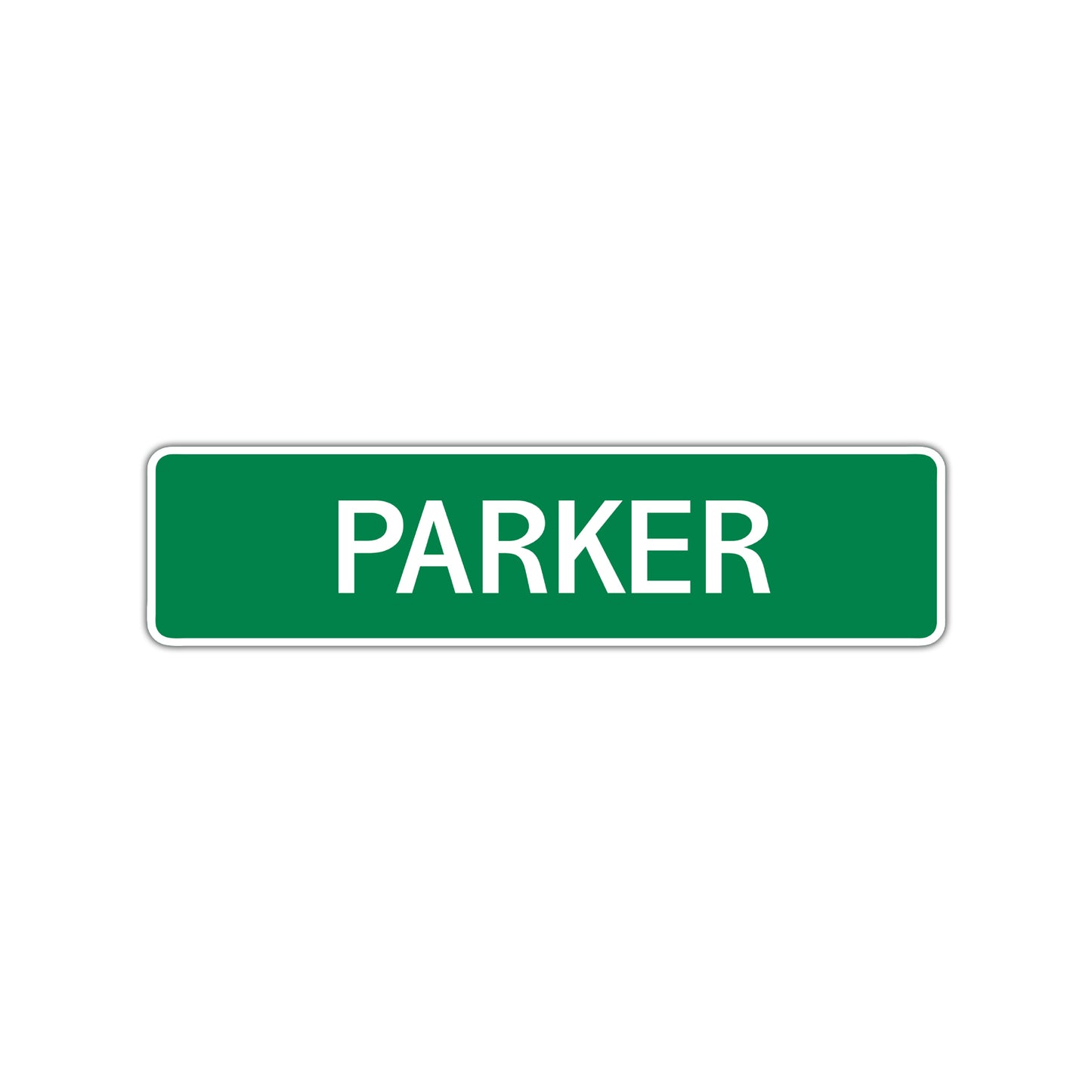 Parker Street Sign Children Name Room Plate