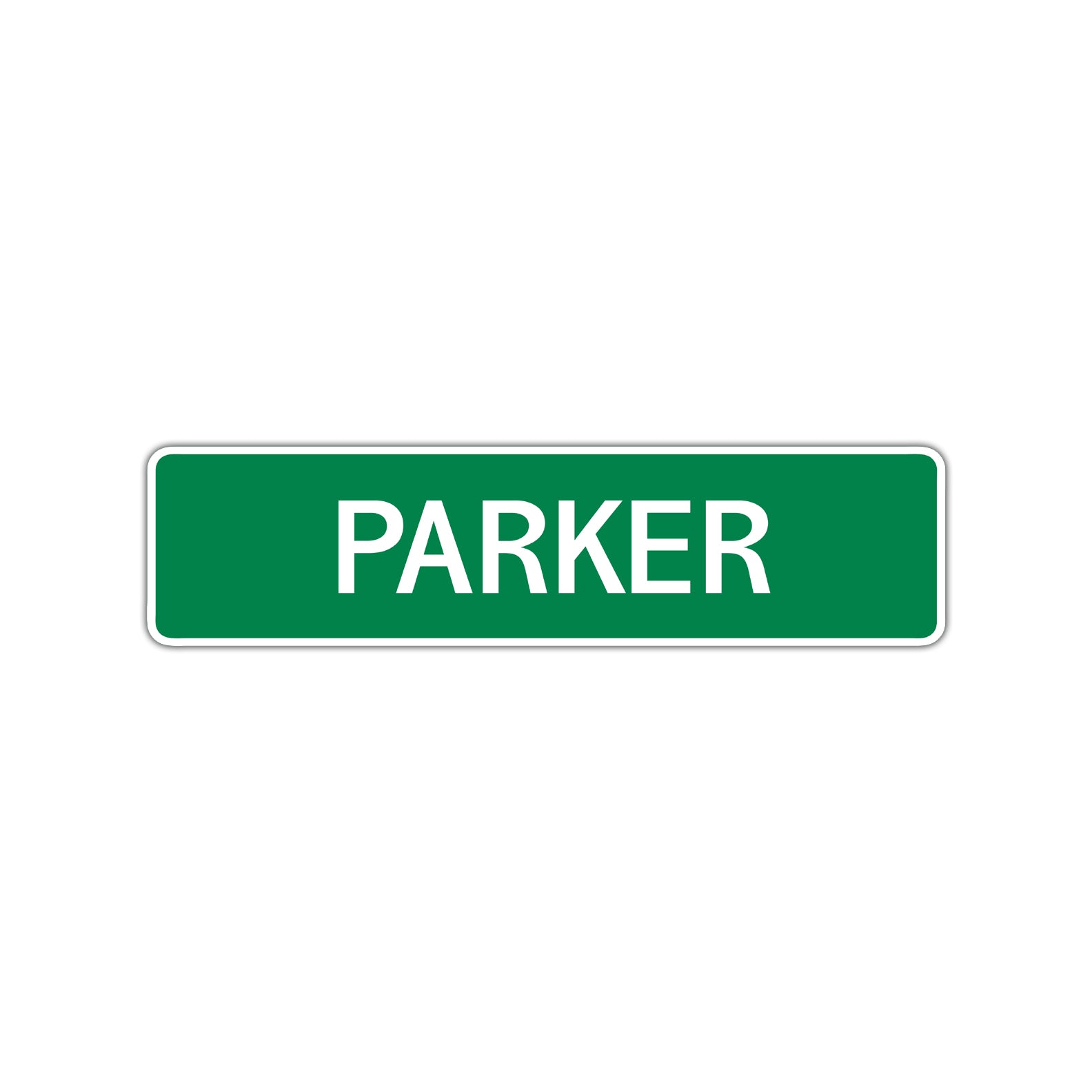 Parker Street Sign Children Name Room Plate