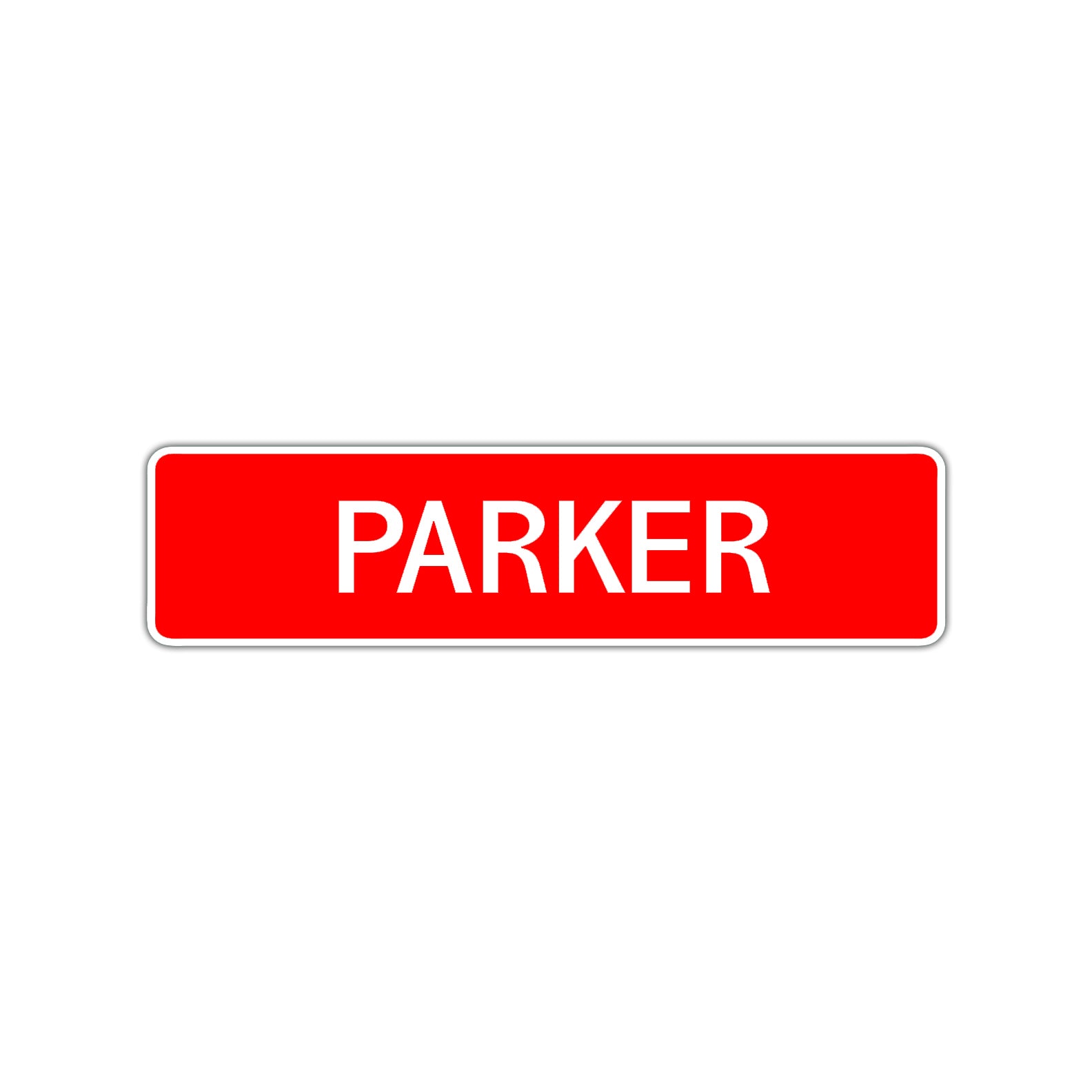 Parker Street Sign Children Name Room Plate