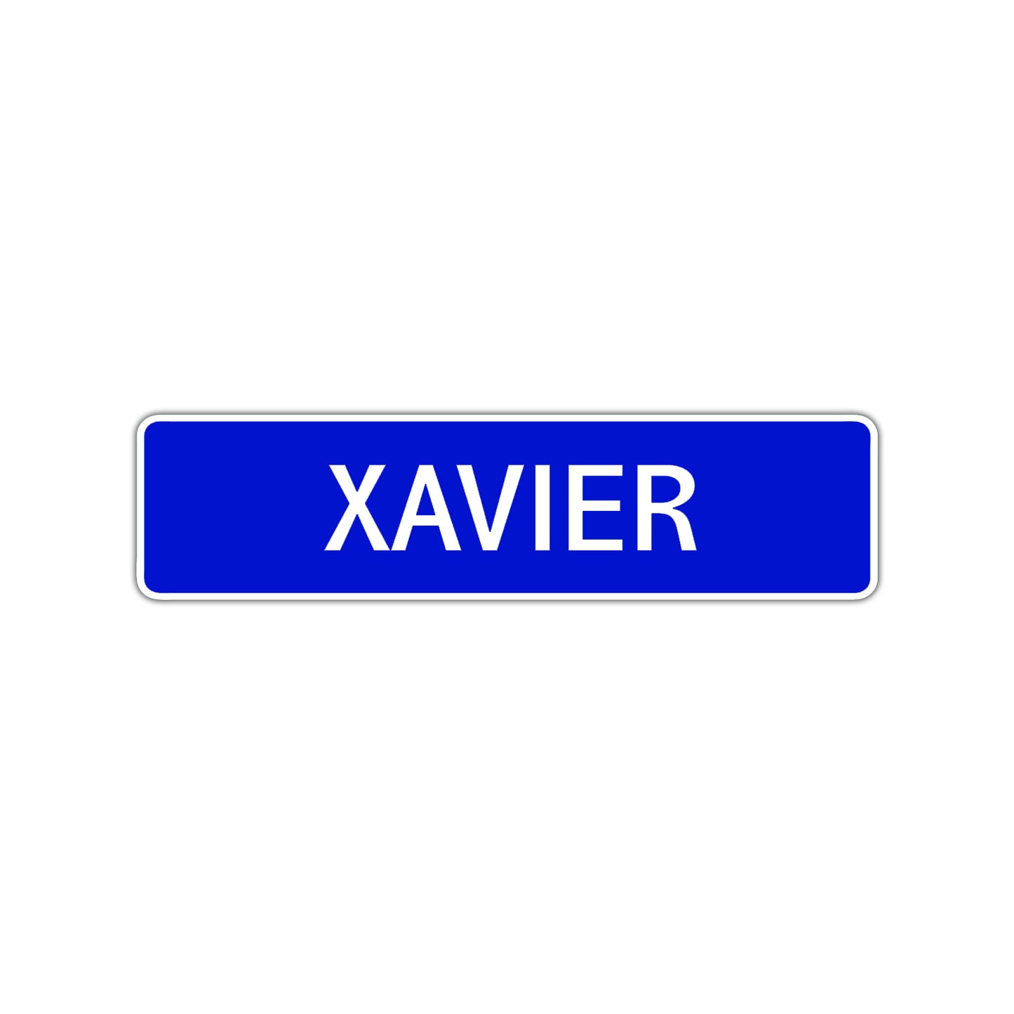 Xavier Street Sign Children Name Room Plate