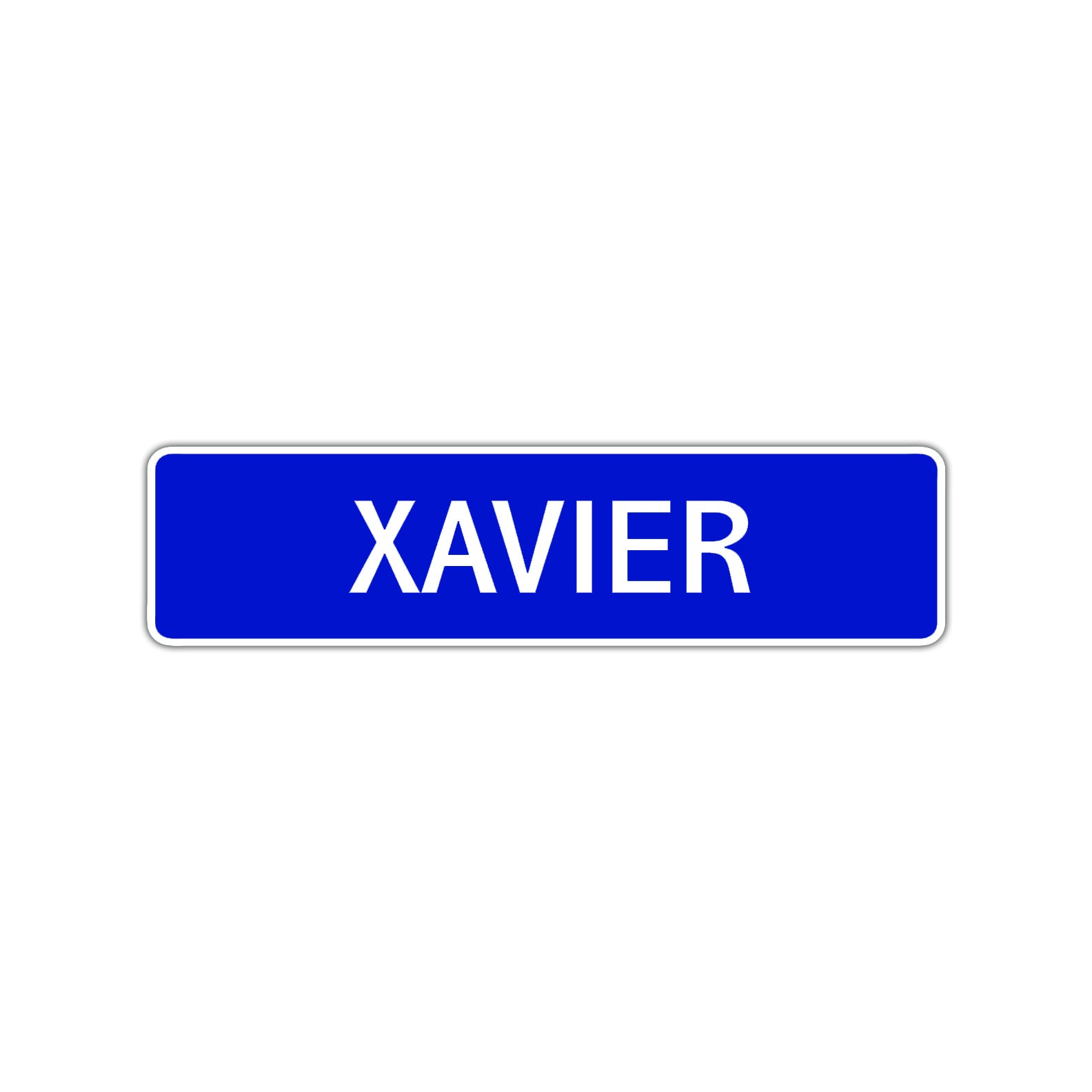 Xavier Street Sign Children Name Room Plate