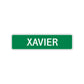 Xavier Street Sign Children Name Room Plate