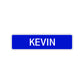 Kevin Street Sign Children Name Room Plate