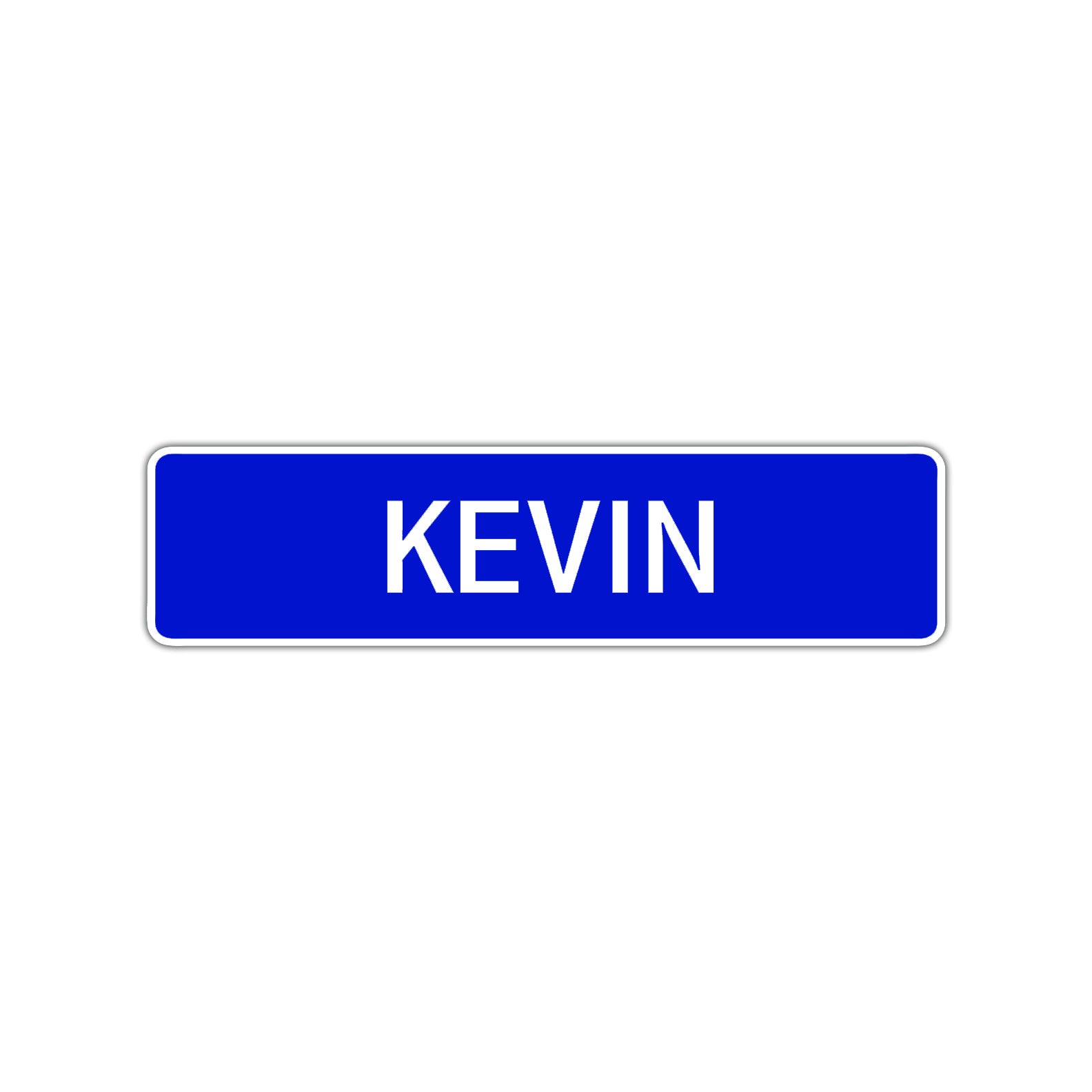 Kevin Street Sign Children Name Room Plate