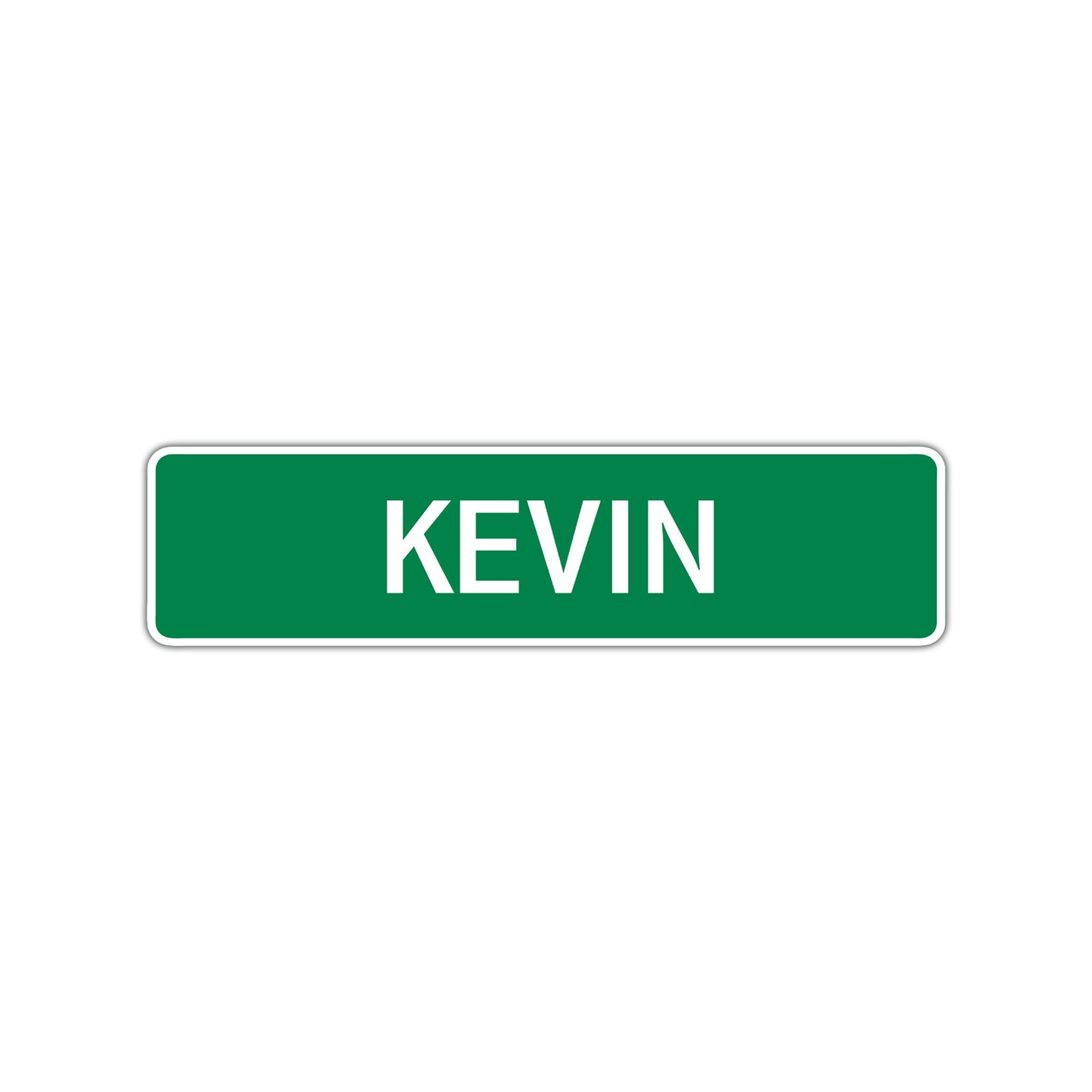 Kevin Street Sign Children Name Room Plate