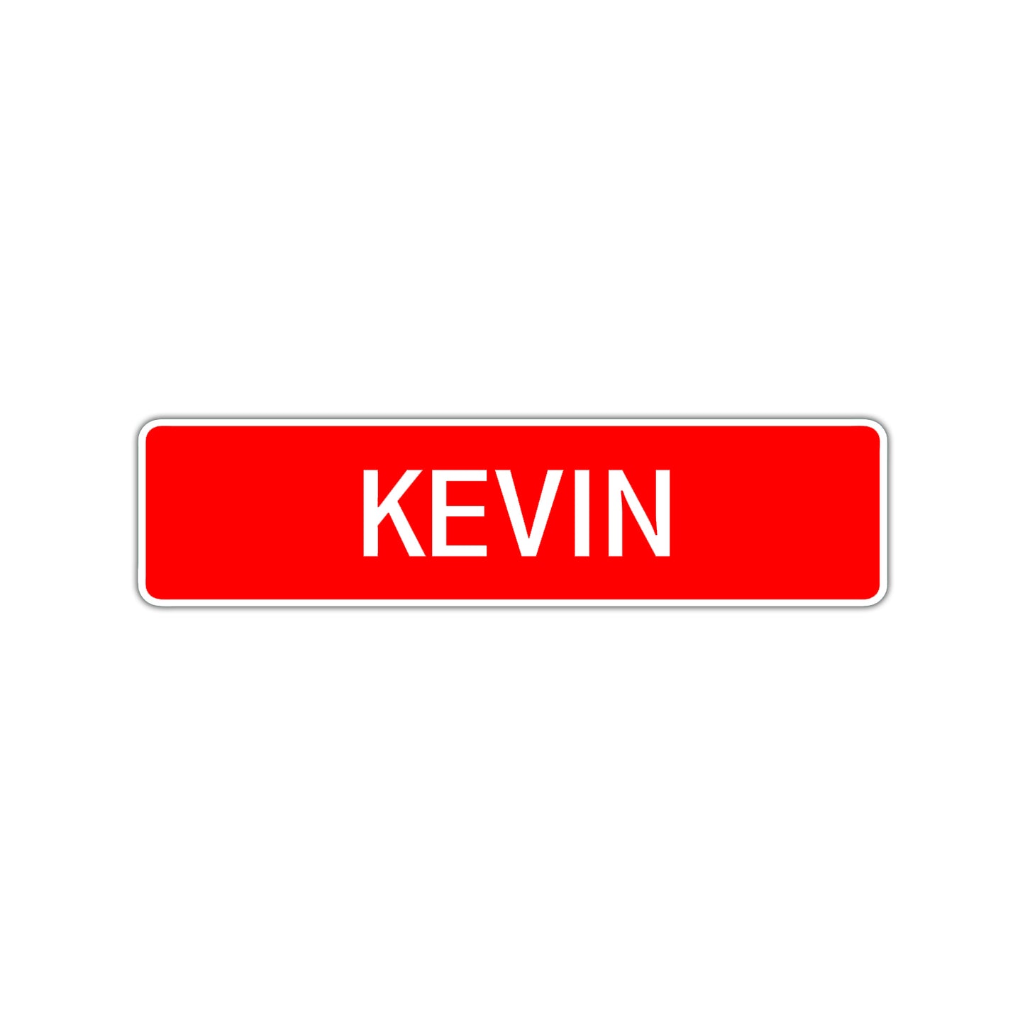 Kevin Street Sign Children Name Room Plate
