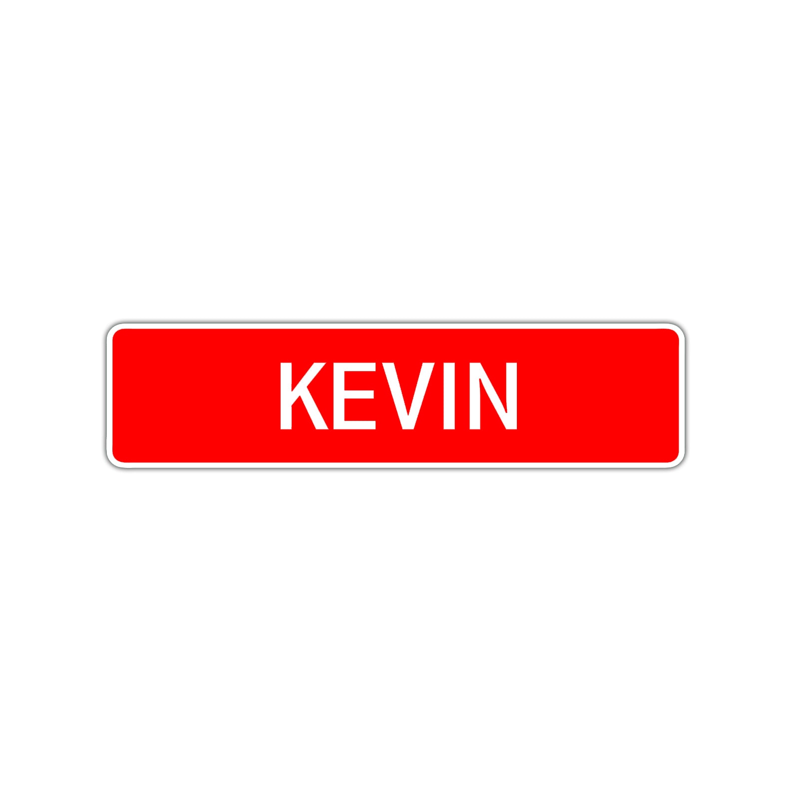 Kevin Street Sign Children Name Room Plate