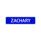 Zachary Street Sign Children Name Room Plate